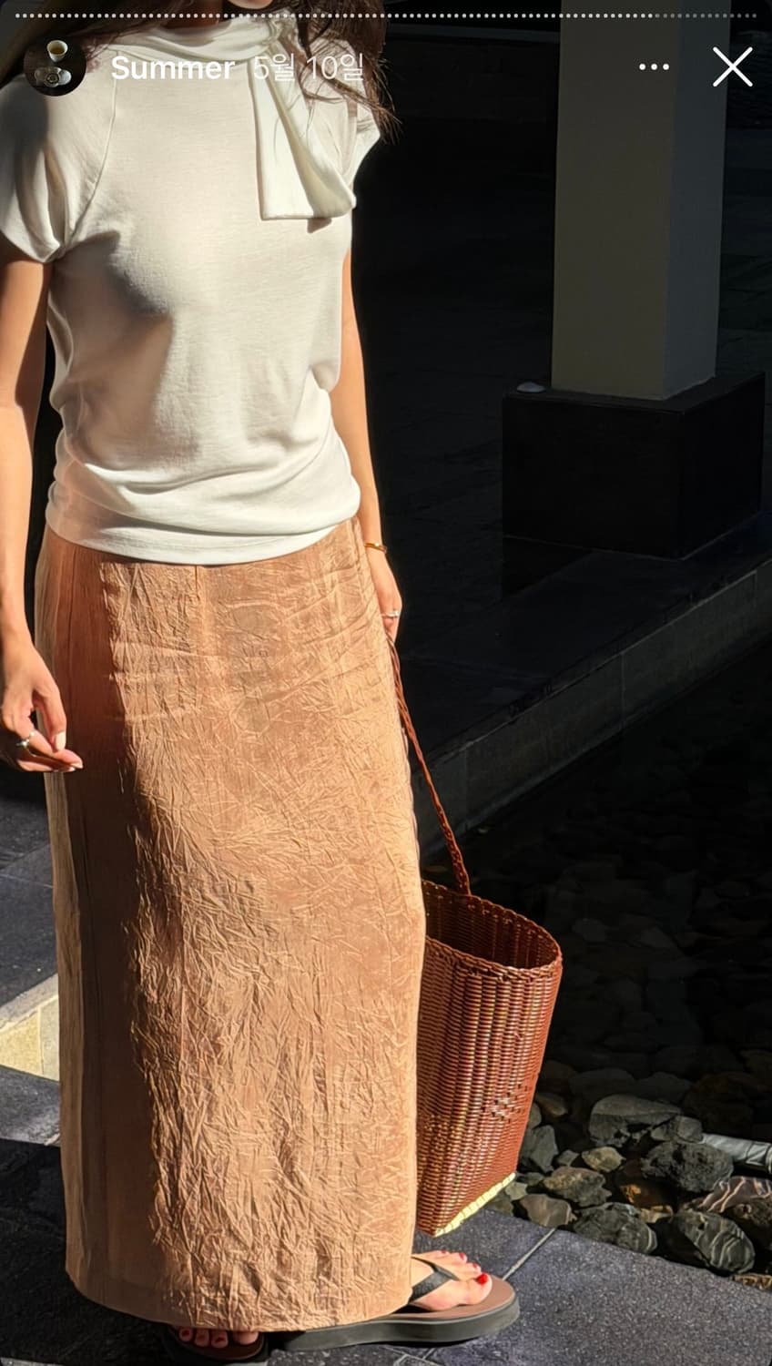 게드 PATINE LONG SKIRT 롱 스커트 (새상품,택O) 상품이미지3