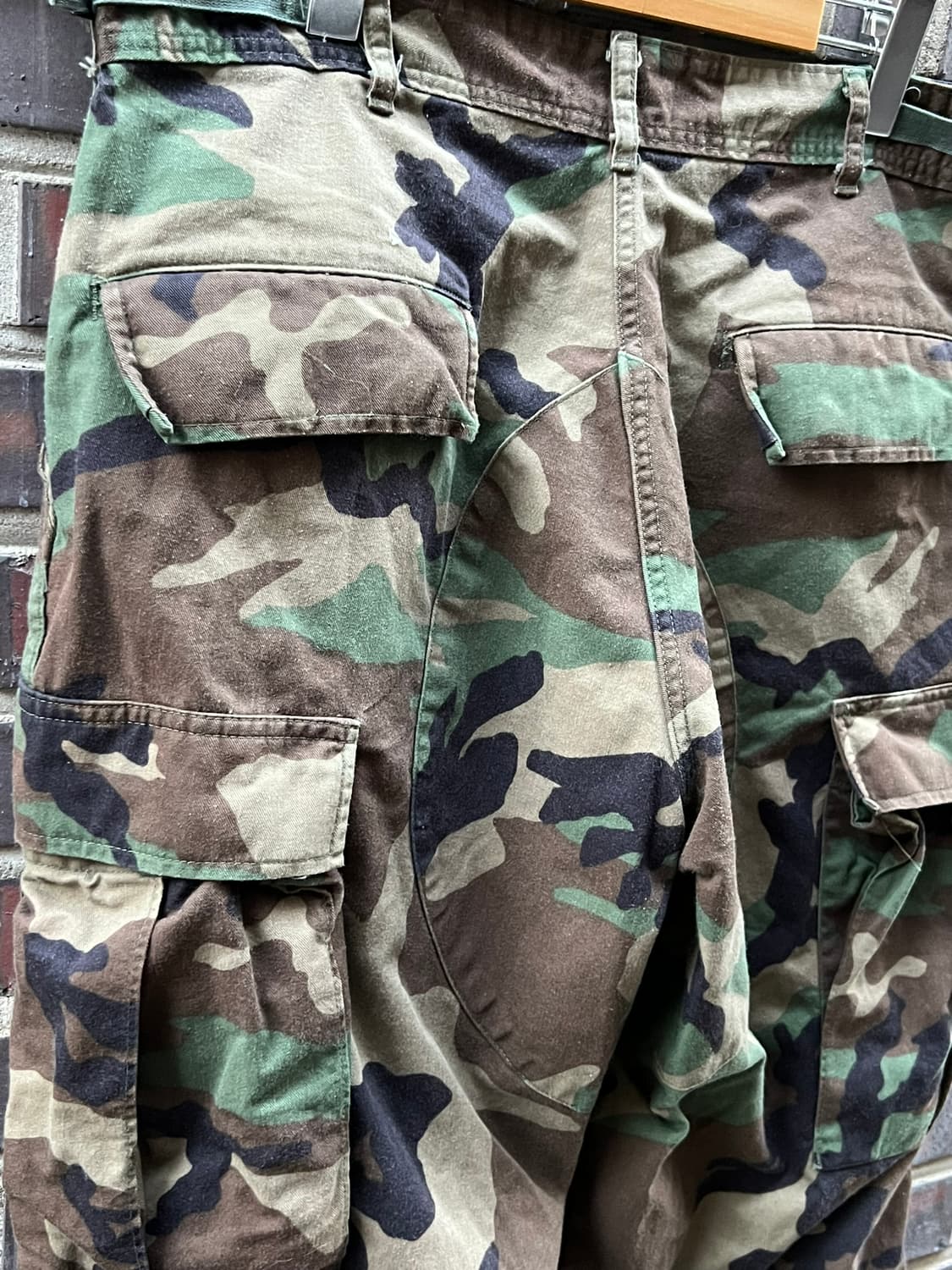 [34] 미군 BDU 우드랜드 카모 카고팬츠 빈티지 밀리터리 미군 바지 상품이미지9