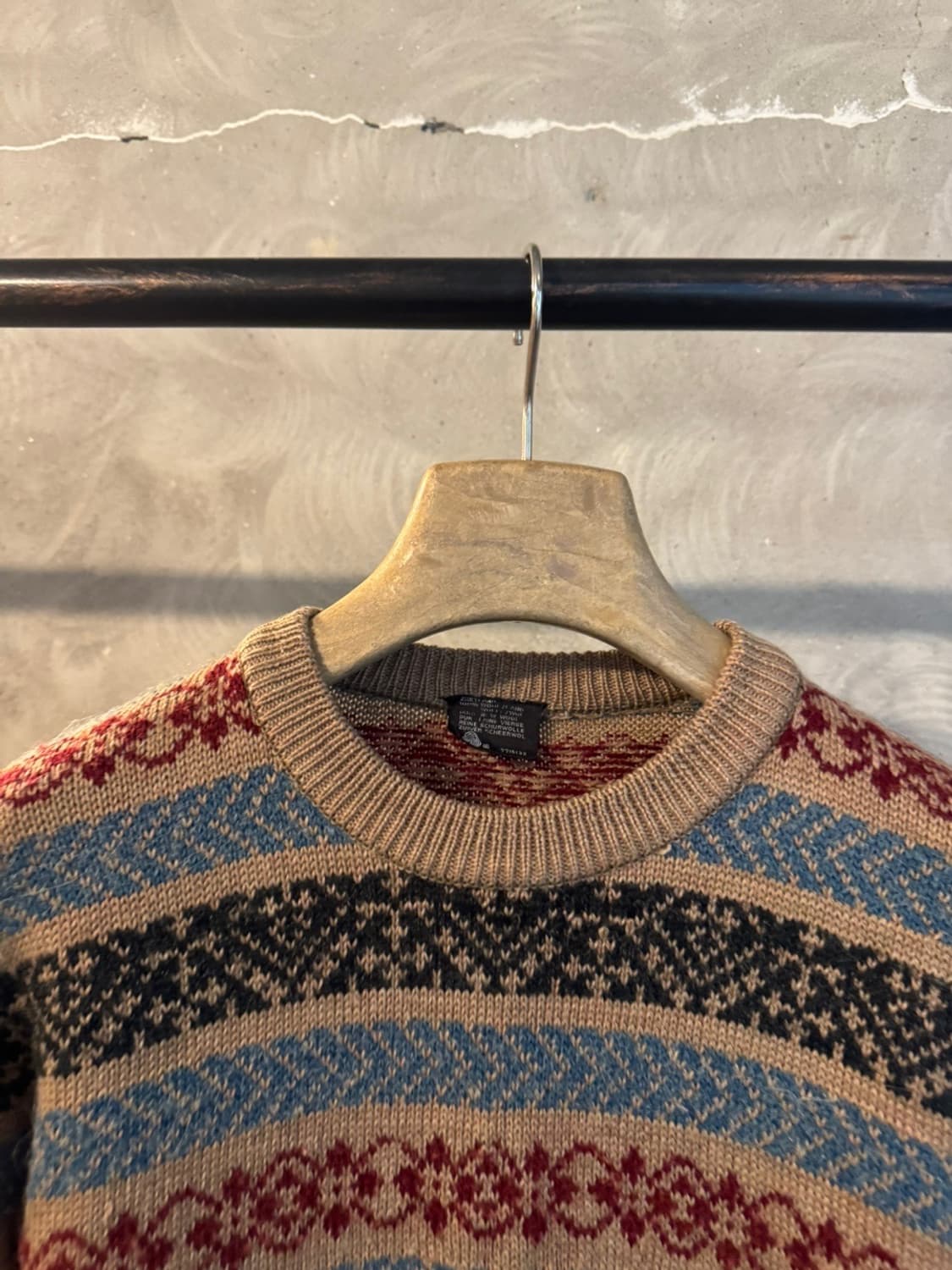VTG 브리티시 페어아일 니트 100 상품이미지3