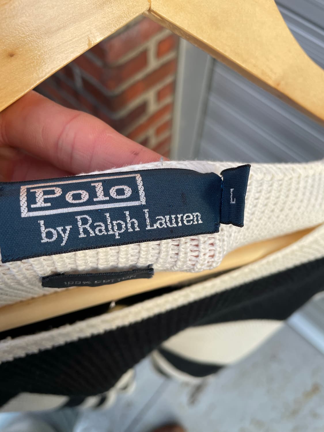 폴로 랄프로렌 와플 스트라이프 니트  상품이미지5