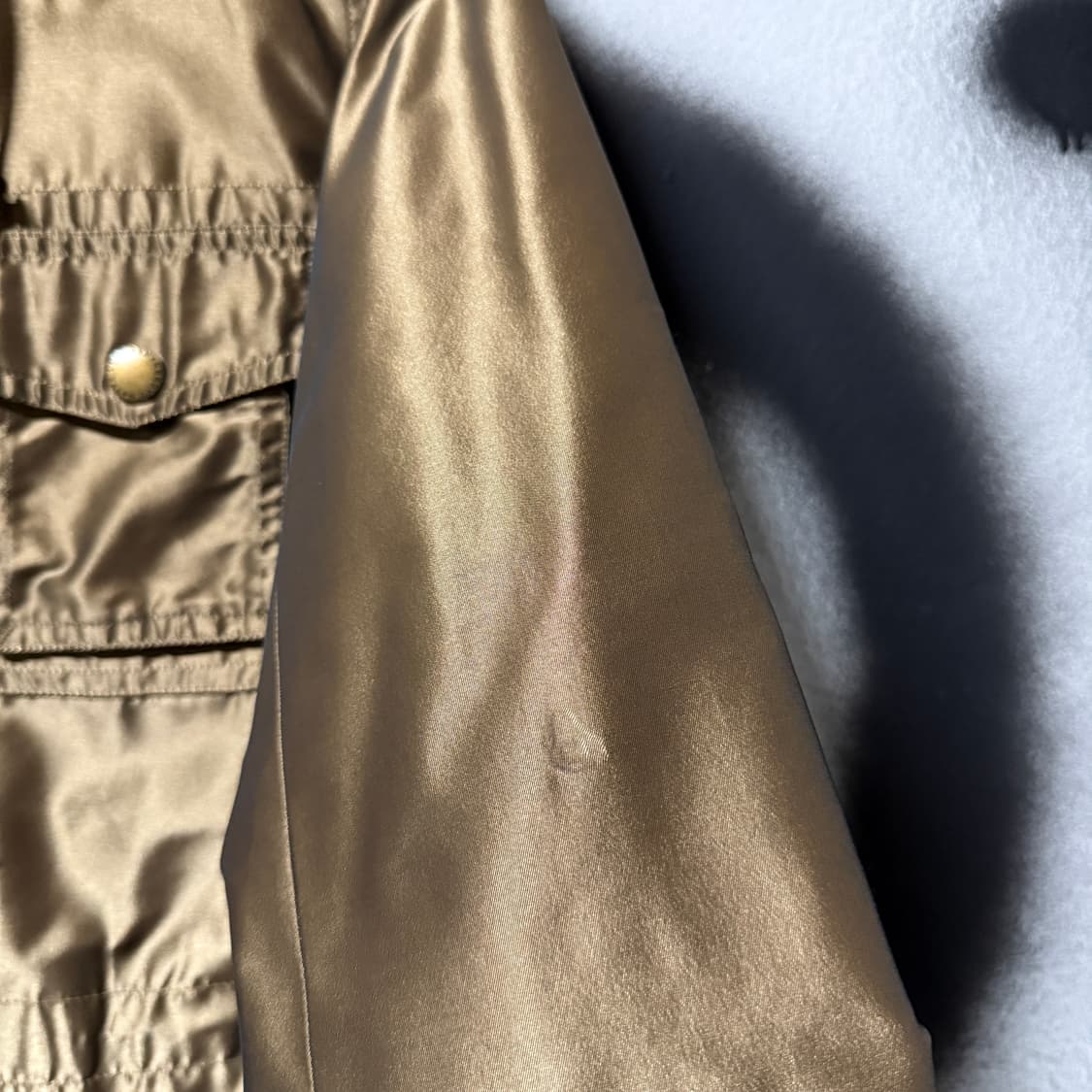 WMS 폴로 랄프로렌 글로시 골드 후드 필드 자켓 상품이미지7