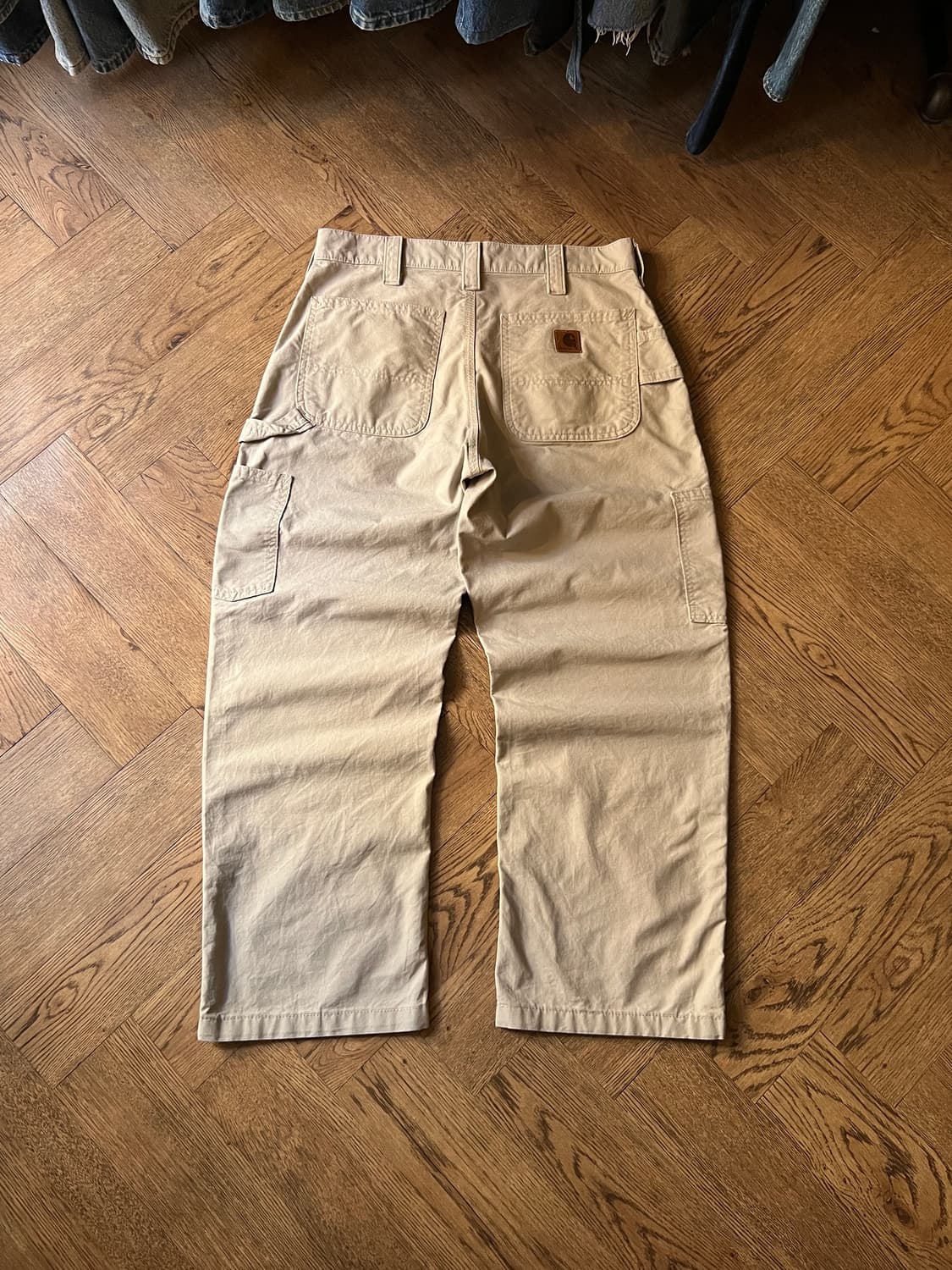 [32]칼하트 USA 탄 싱글니 카펜터 워크 팬츠 상품이미지2