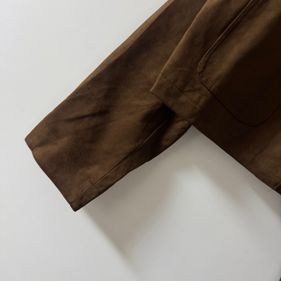 새상품 여자 스웨이드 자켓 (브라운) 상품이미지3