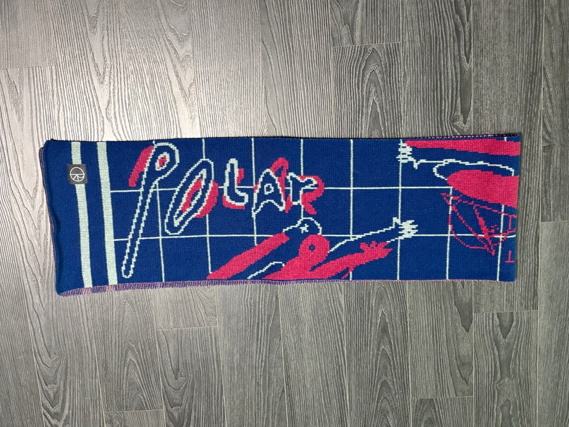 폴라스케이트 팀 스카프 네이비 상품이미지1