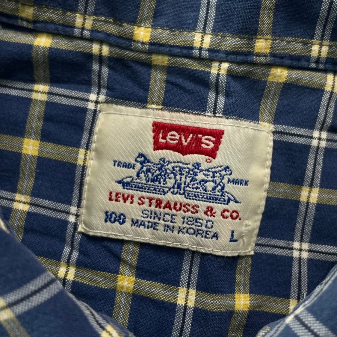 100 리바이스 체크셔츠  상품이미지3