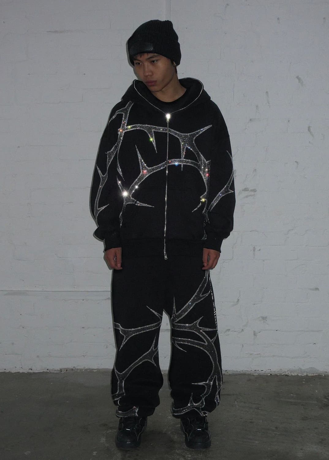 NAMED COLLECTIVE 네임드 콜렉티브 라인스톤 후드집업 상품이미지3