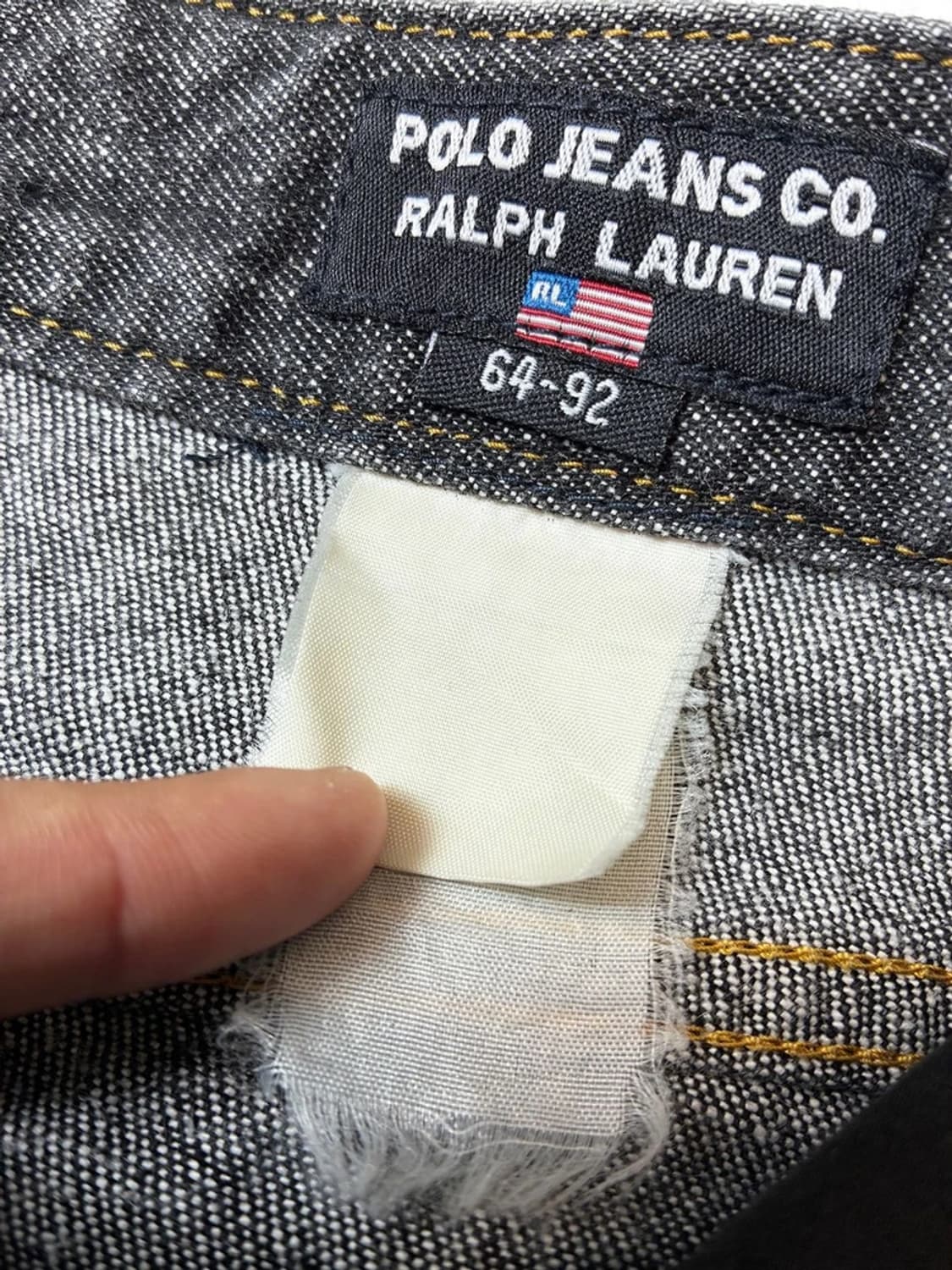 폴로 진스 00's 흑청 데님 스커트 PN8619 상품이미지10