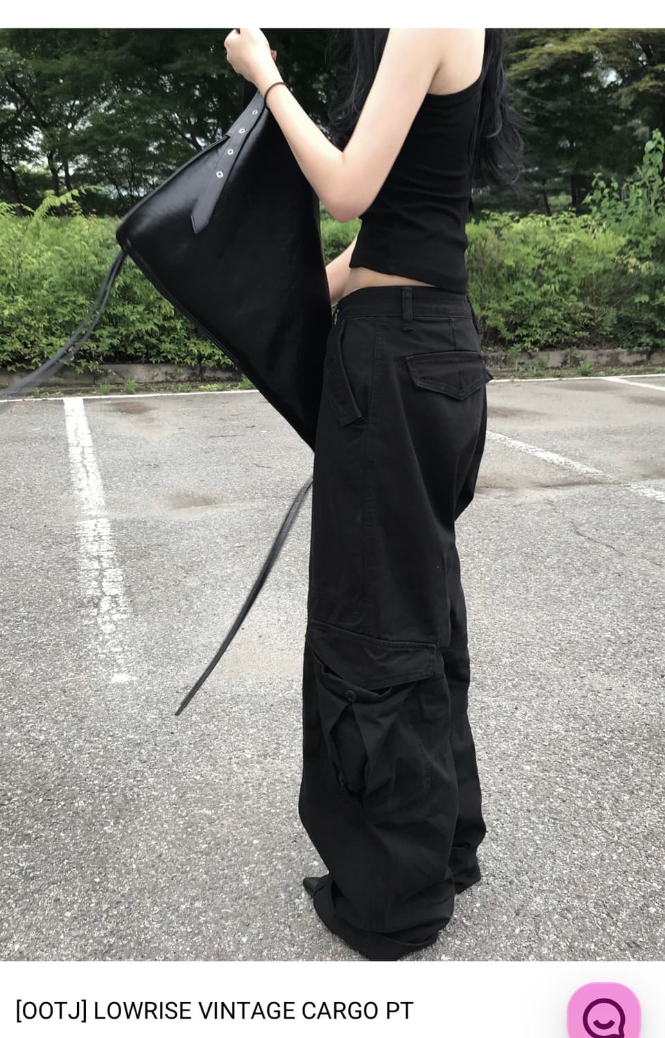 쿄이 로우라이즈 카고 팬츠 상품이미지1