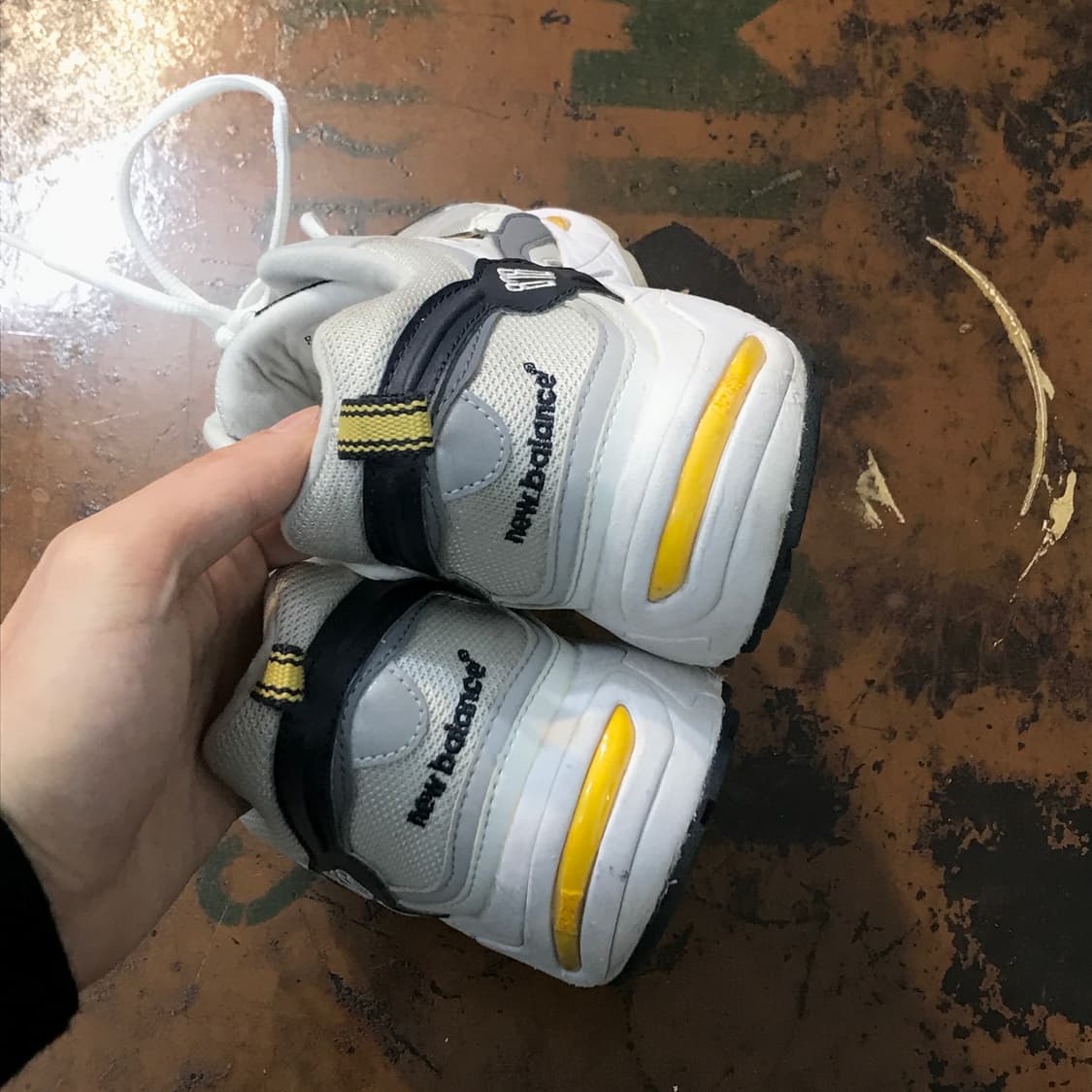 뉴발란스 878 화이트 옐로 260 사이즈 상품이미지6