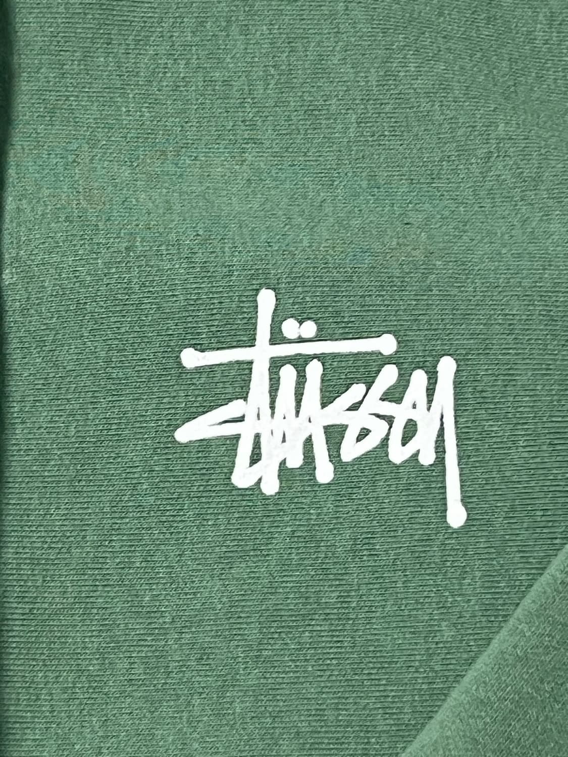 스투시 후드집업 그린 m사이즈 판매합니다 상품이미지4