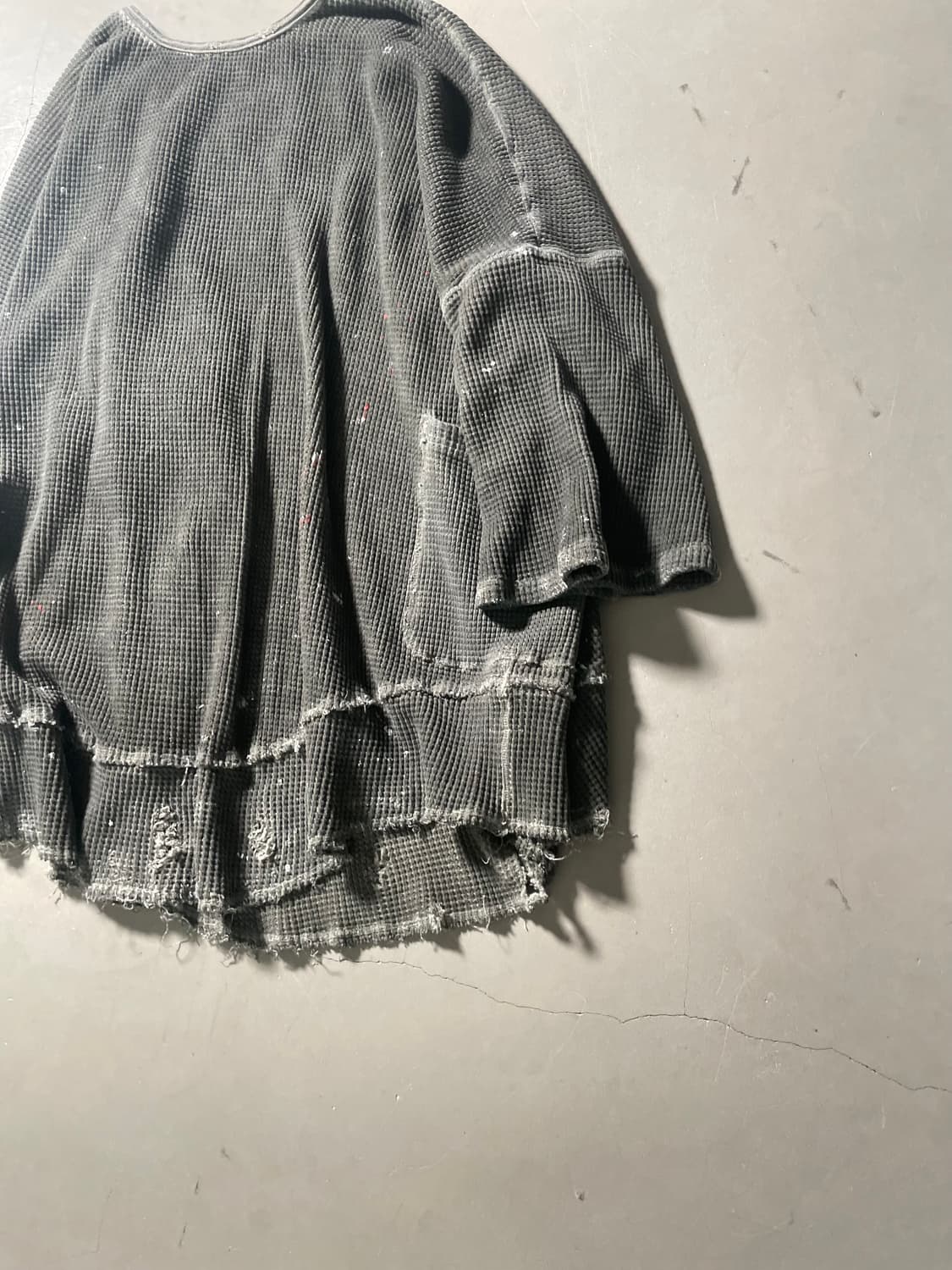 KZ Atelier Dyeing Waffle Damage T-shirt 상품이미지4