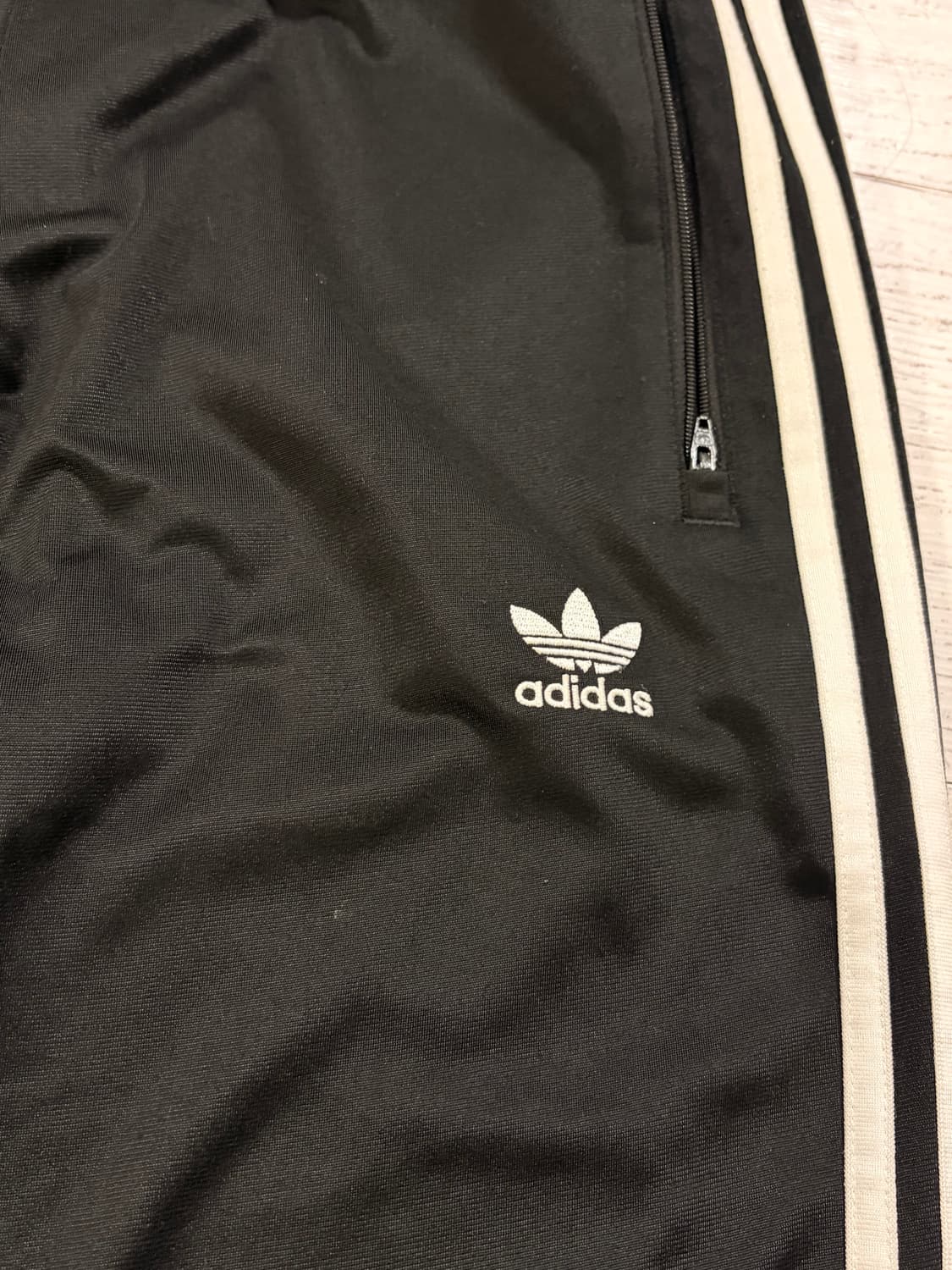 아디다스 삼선 트레이닝 바지 블랙 상품이미지2