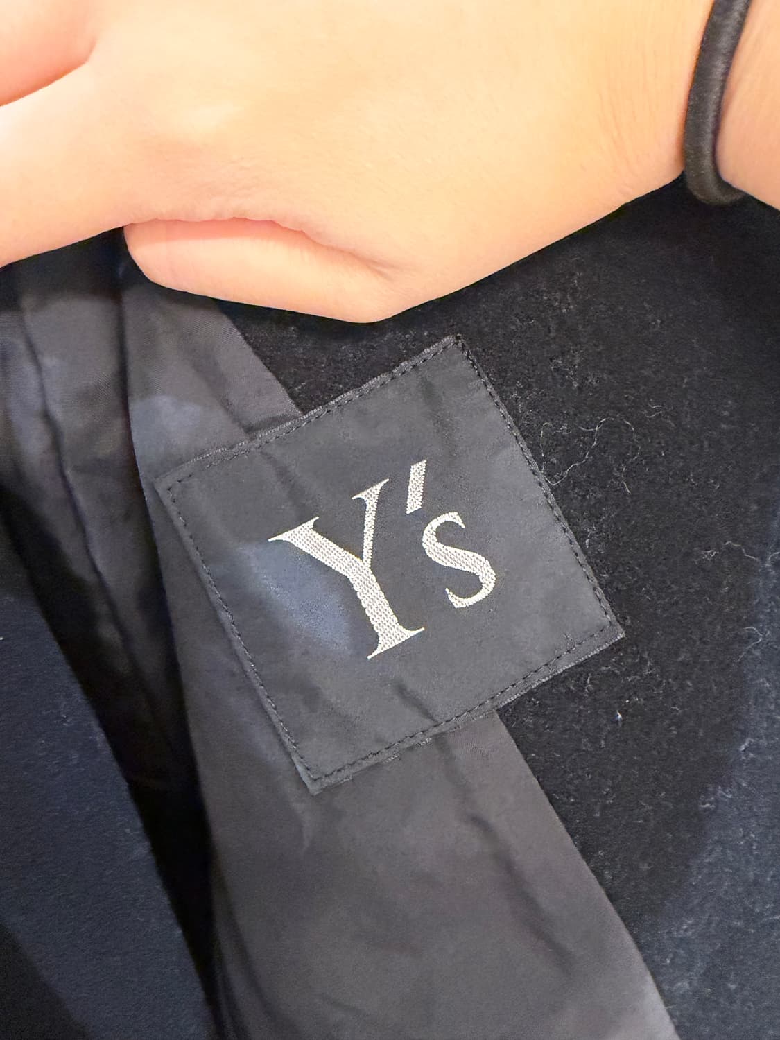 Y’s Yohji Yamamoto Classic Black Wool Ja 상품이미지9