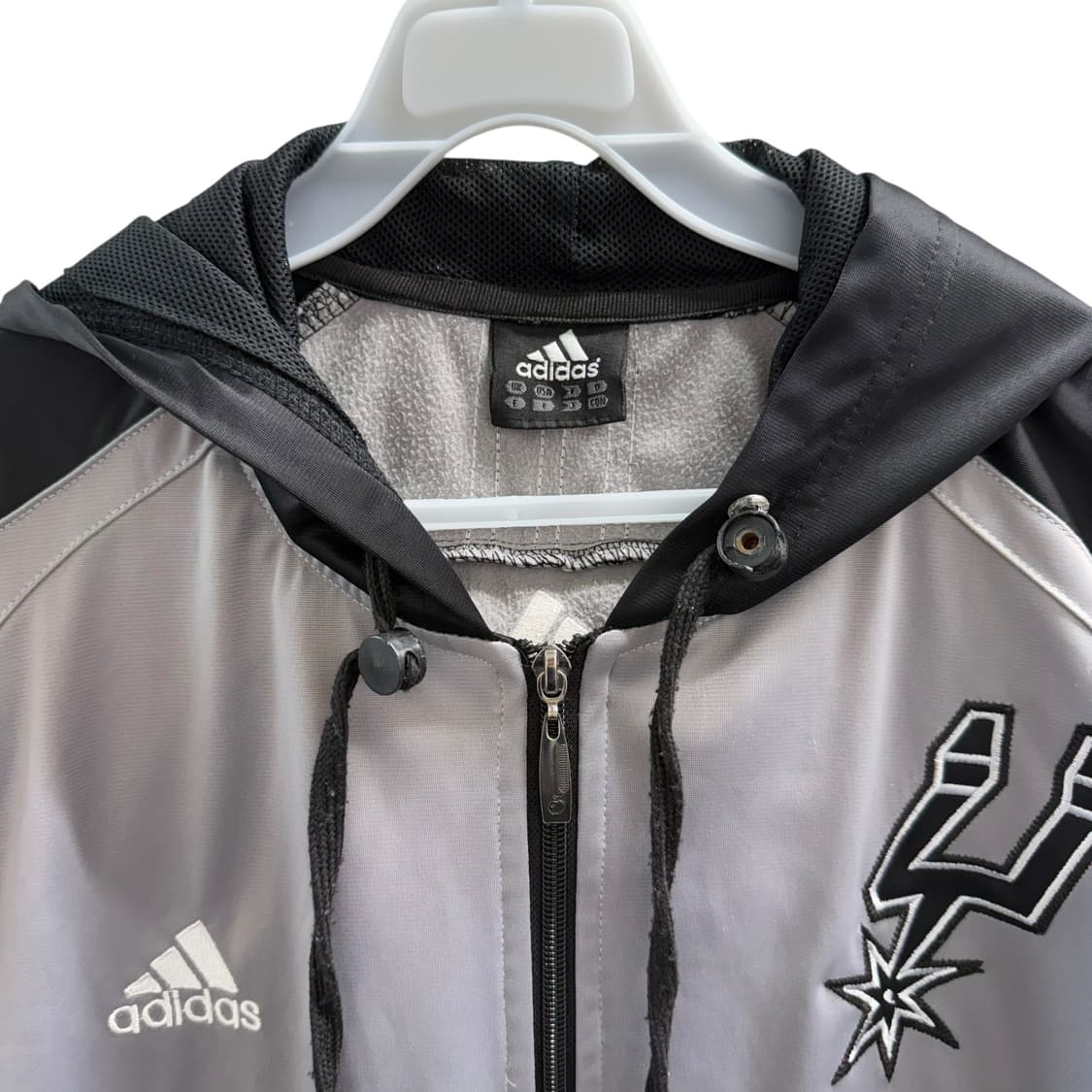 [XXL] 아디다스 NBA 샌안토니오 스퍼스 후드집업 상품이미지5