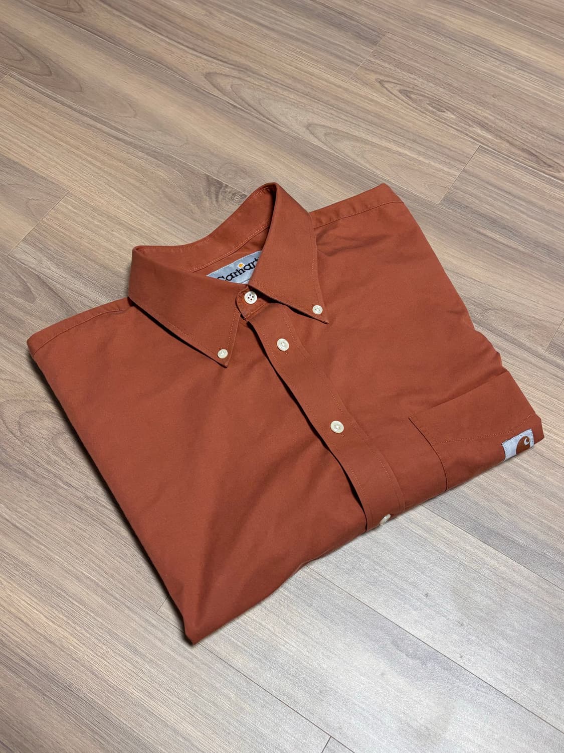 칼하트 셔츠 XL 브라운 상품이미지4