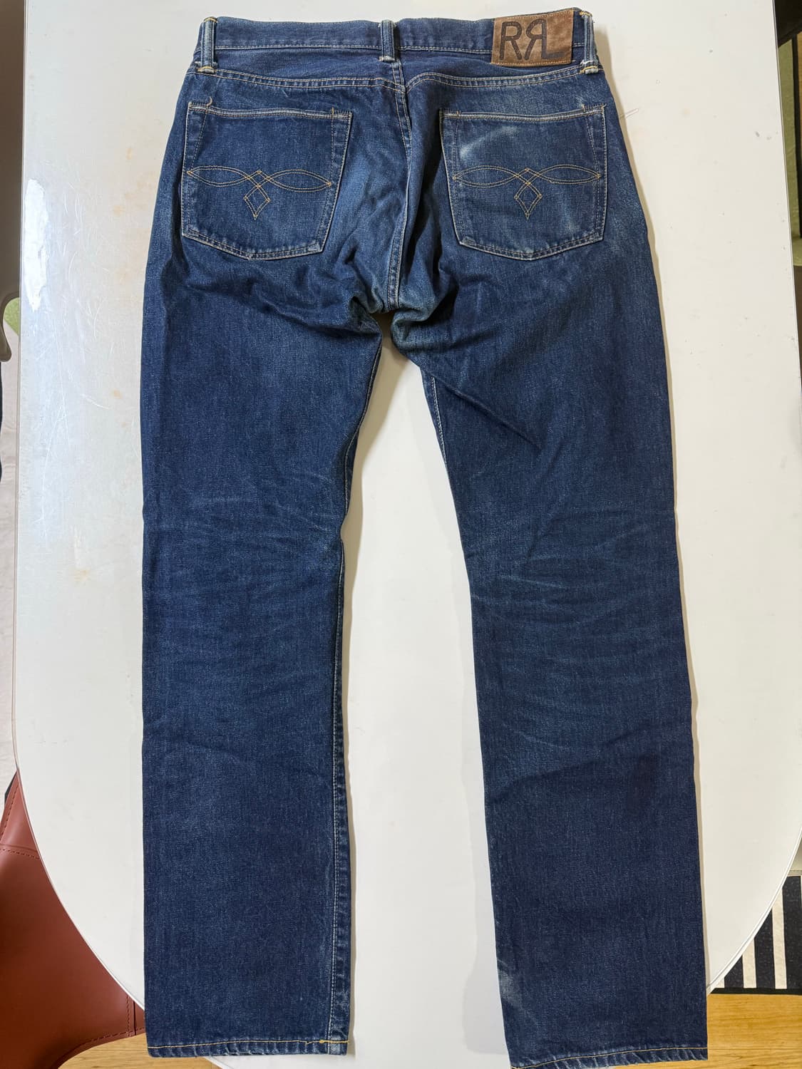 RRL 더블알엘 로우스트레이트 데님 33/32 상품이미지3