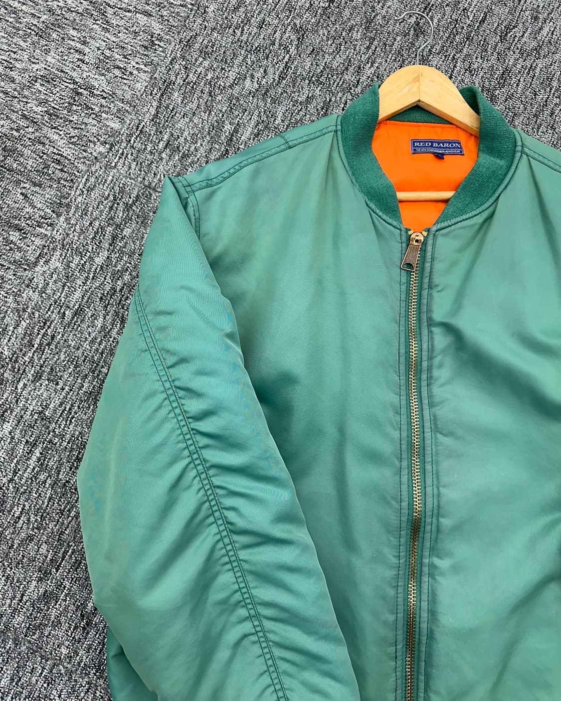 (2XL)90'S RED BARON 항공 점퍼-M1048 상품이미지4