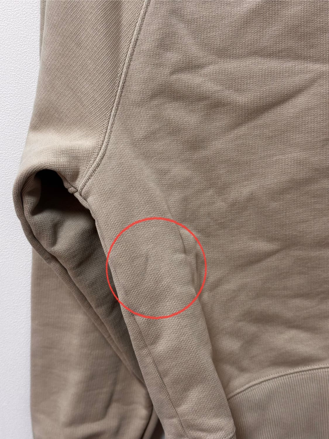 아미 톤온톤 하트 로고 스웨트셔츠 베이지 xs 상품이미지5