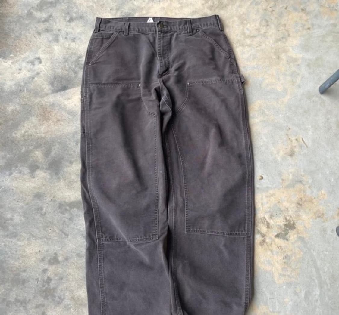 00s 칼하트 더블니 B136  다크브라운 DKB 상품이미지1