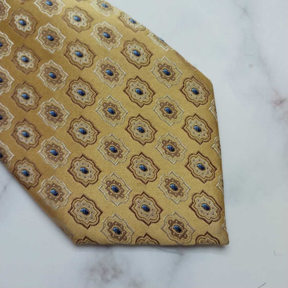 에르메네질도 제냐 실크 넥타이 9cm A등급 K732
 상품이미지6