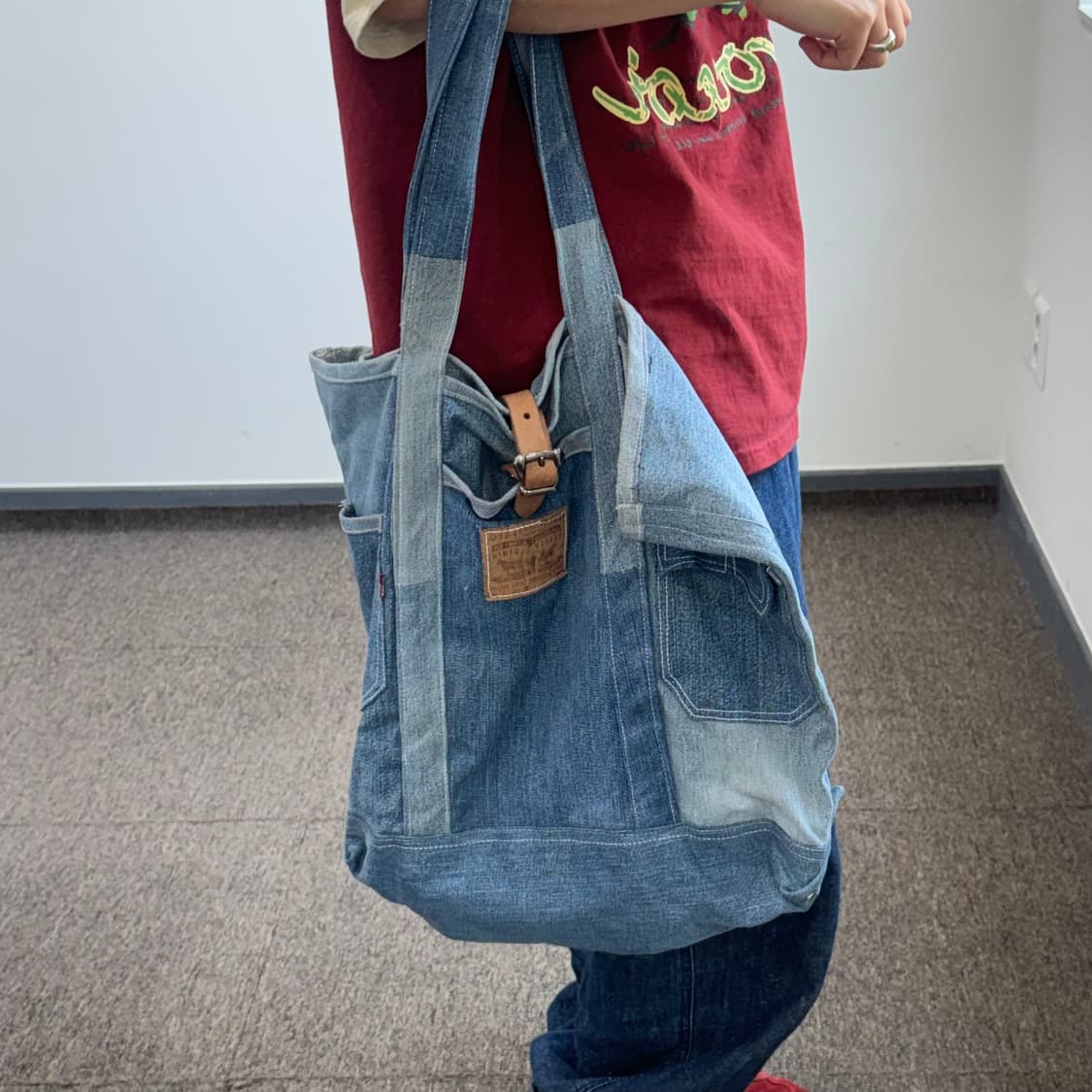 Levis 리바이스 데님 리워크 토트백 상품이미지2