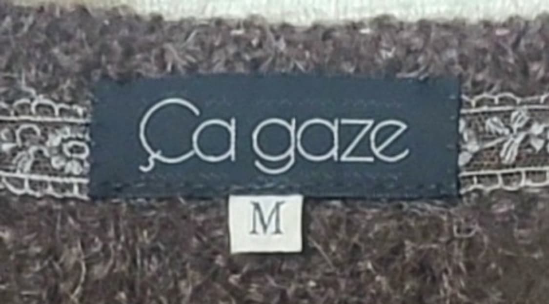 Ca gaze 브라운 100% 모헤어 울 가디건 M 상품이미지7