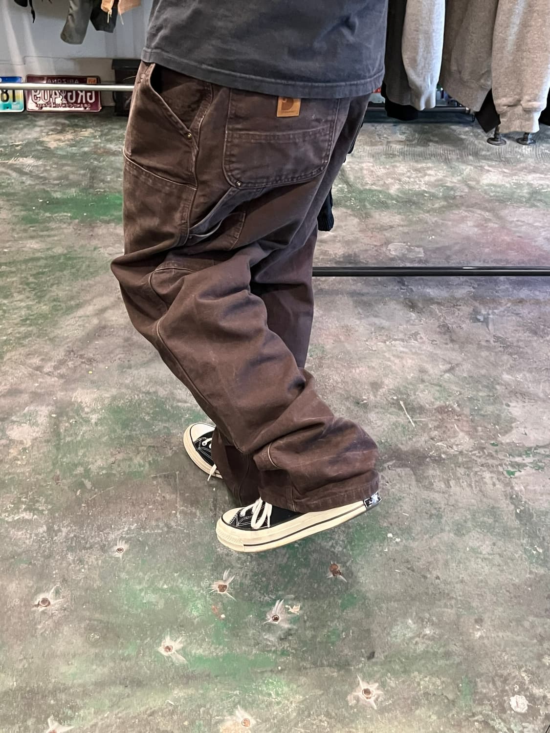 [38x30] 칼하트 B136 DKB 더블니 워크 팬츠 상품이미지9