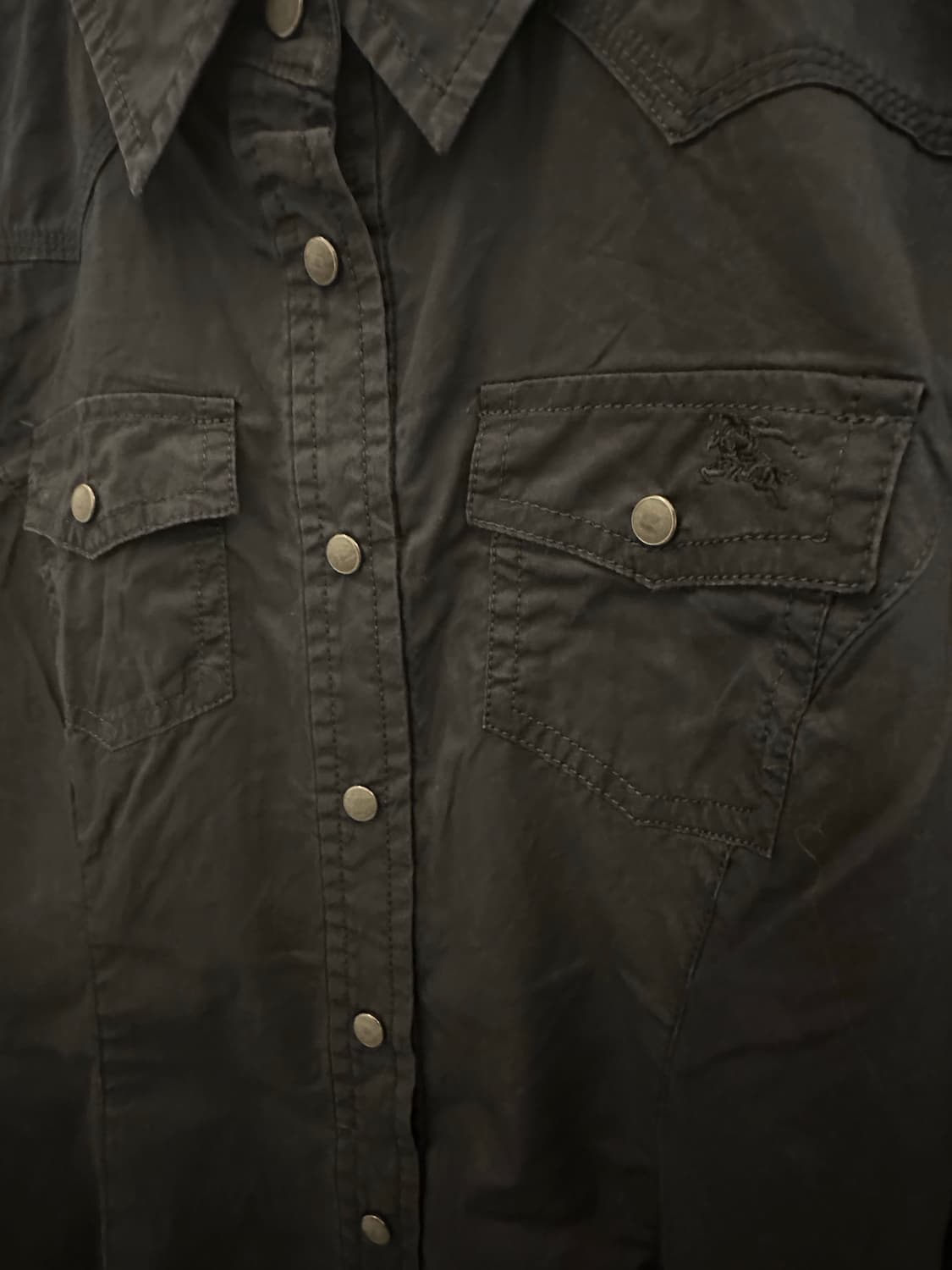 BURBERRY 버버리 블랙 여성긴팔셔츠 상품이미지2