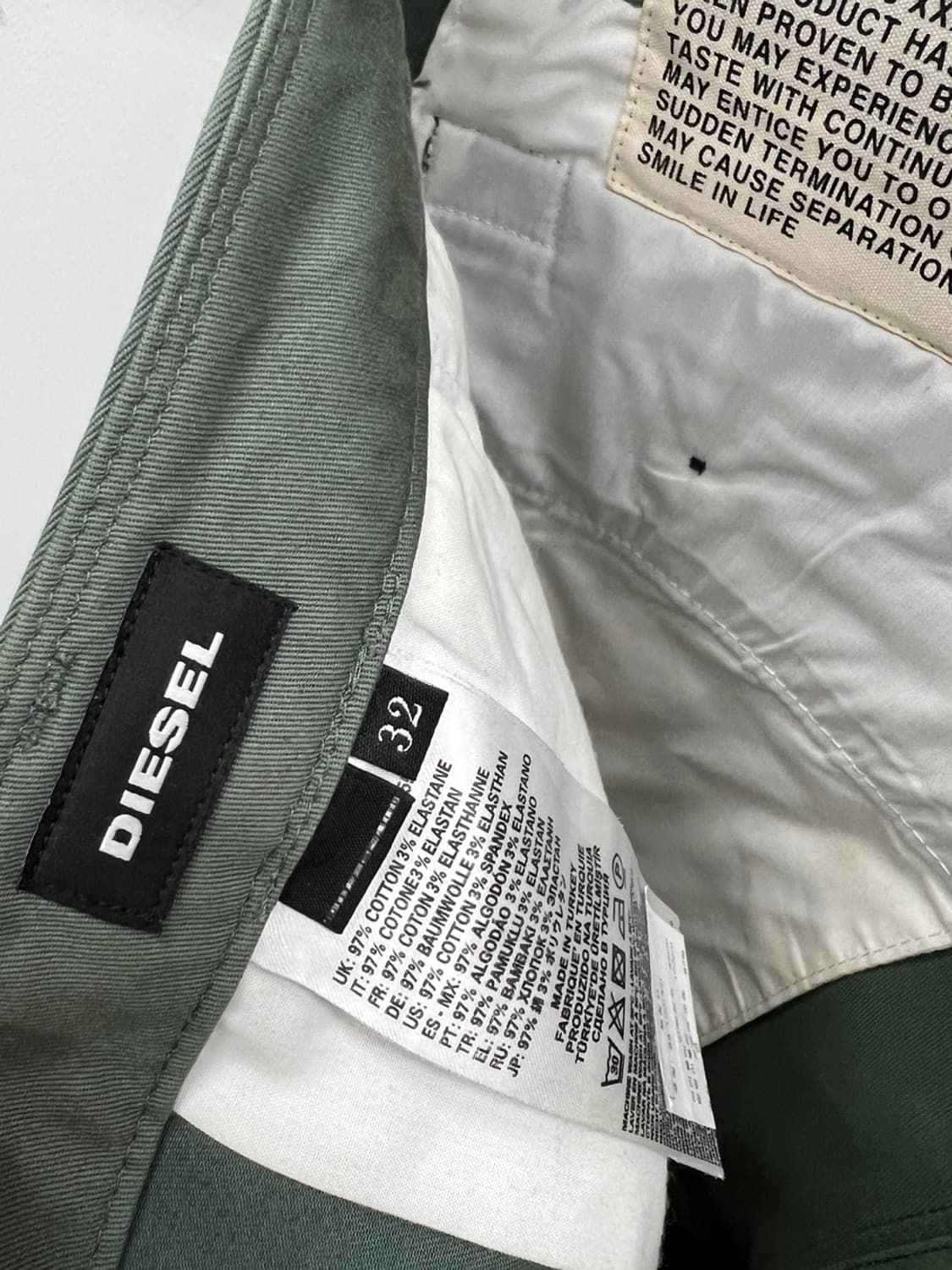 32-33) 디젤 신형 가먼트 워크팬츠 상품이미지4