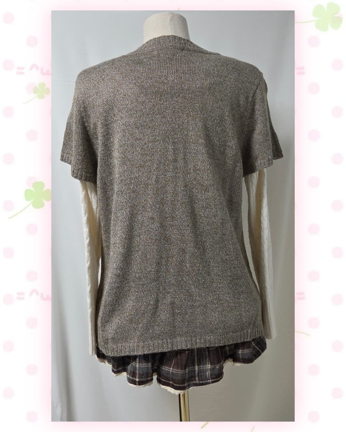 모카 다람쥐 모리 반팔가디건 상품이미지6