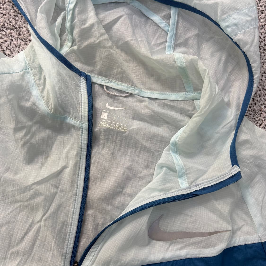 L 나이키  경량 후드 바람막이 자켓 0304J 상품이미지2