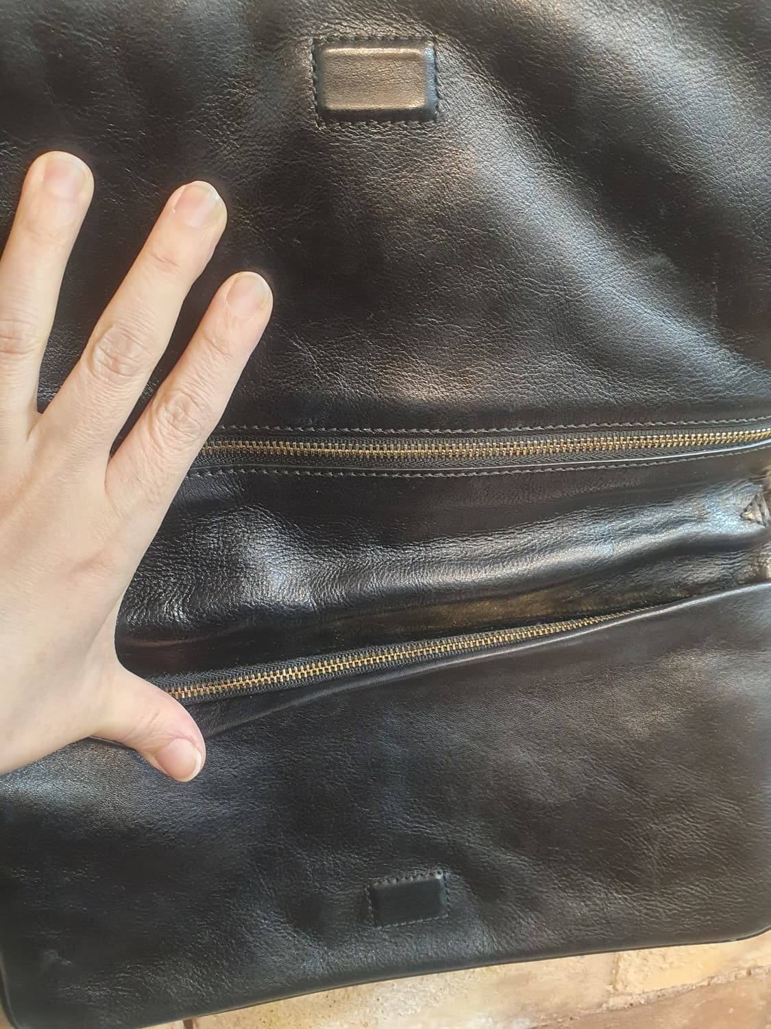 토리버치 블랙 레더 체인백 상품이미지8