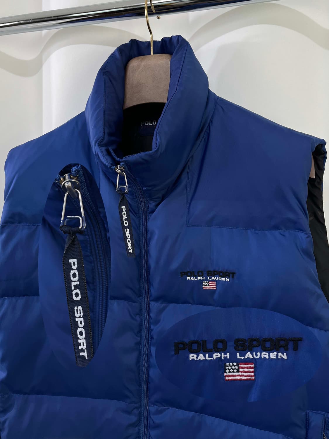 폴로 스포츠 로얄블루 콜드웨더 다운 베스트 자켓 상품이미지4