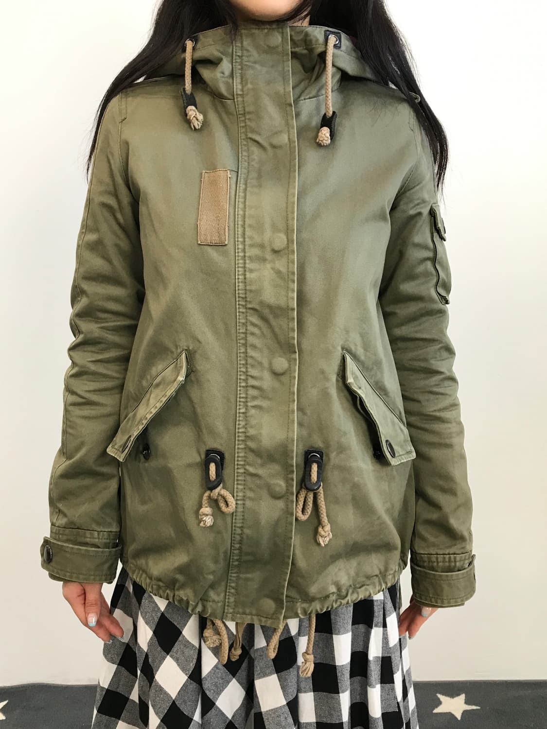 Moussy Khaki Utility Military Jacket 상품이미지3