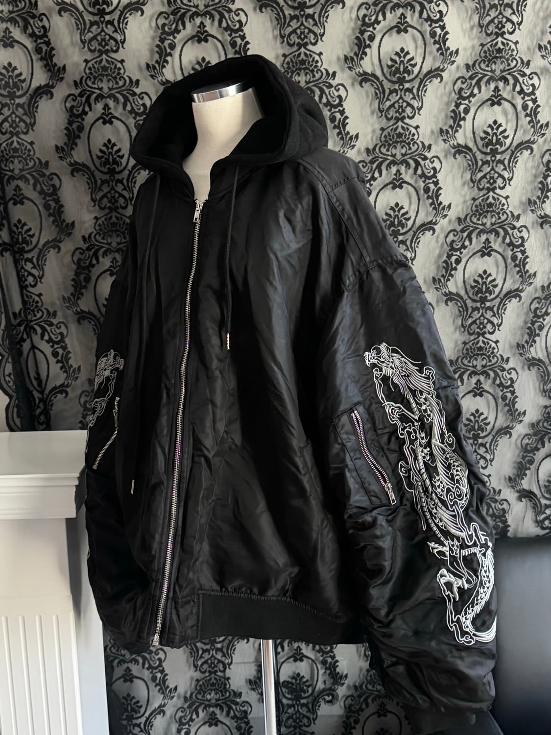 tm3 은룡자수 곤룡포 항공점퍼 스카잔 XL 상품이미지5