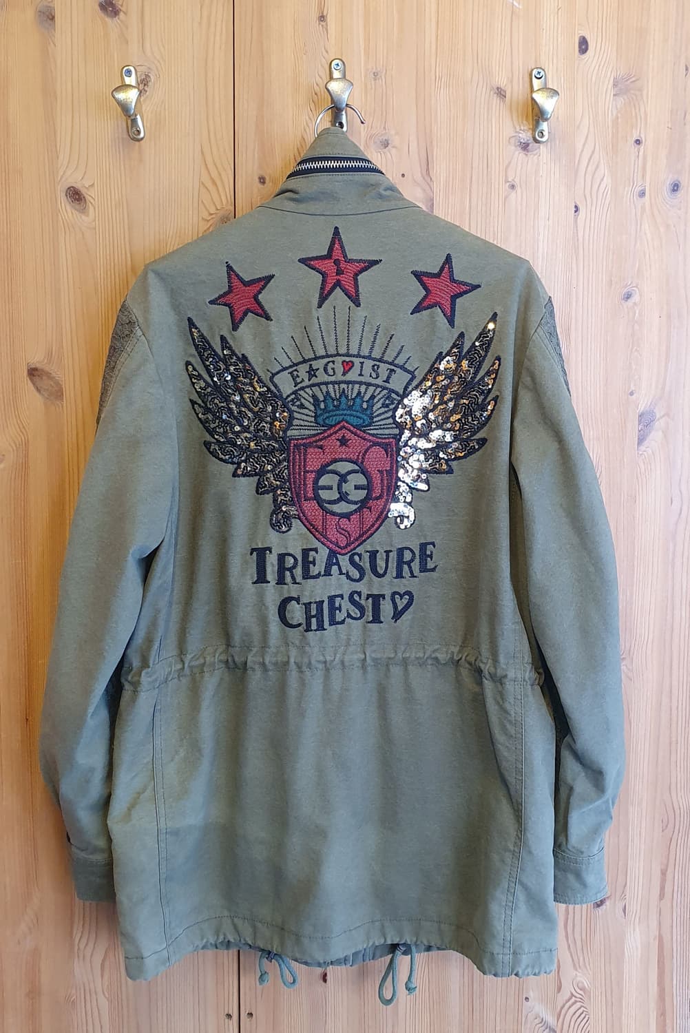 66/77.에고이스트 비즈 야상점퍼 상품이미지2