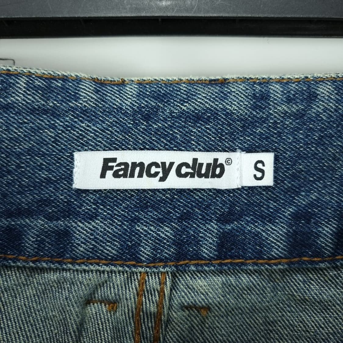 [팬시클럽] 벨티드 그래픽 부츠컷 데님 팬츠 청바지 M19691 상품이미지9