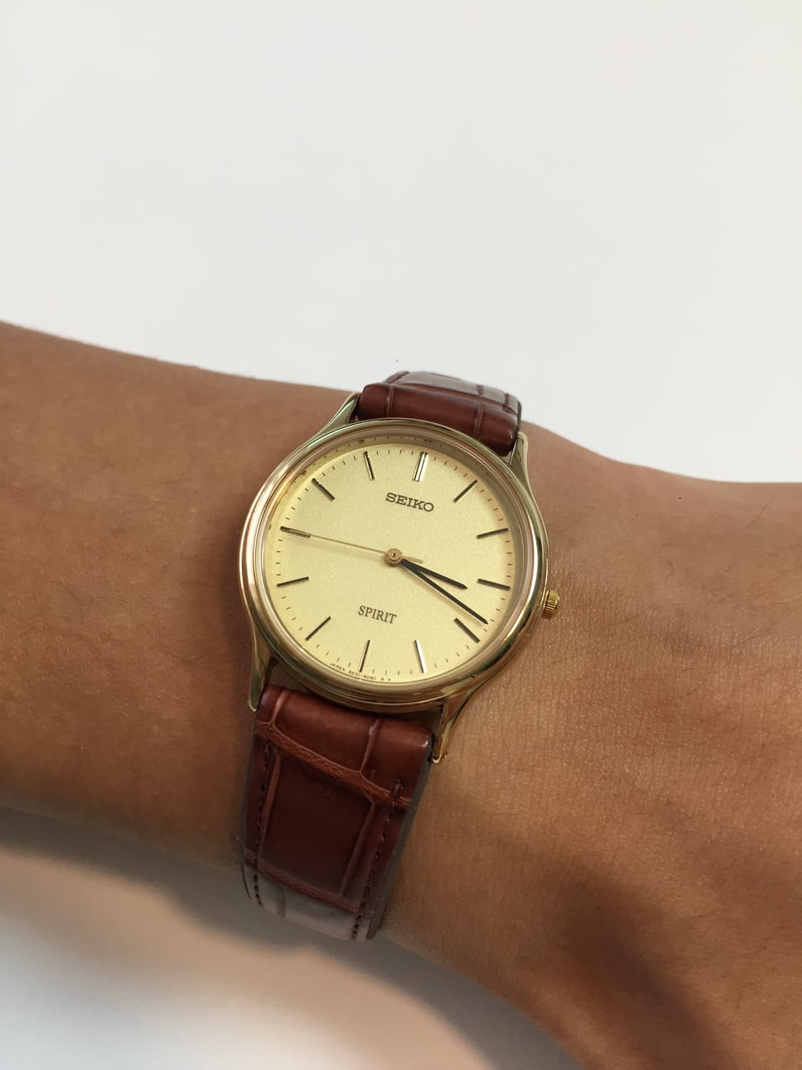새상품 90s seiko spirit quartz gold 상품이미지2