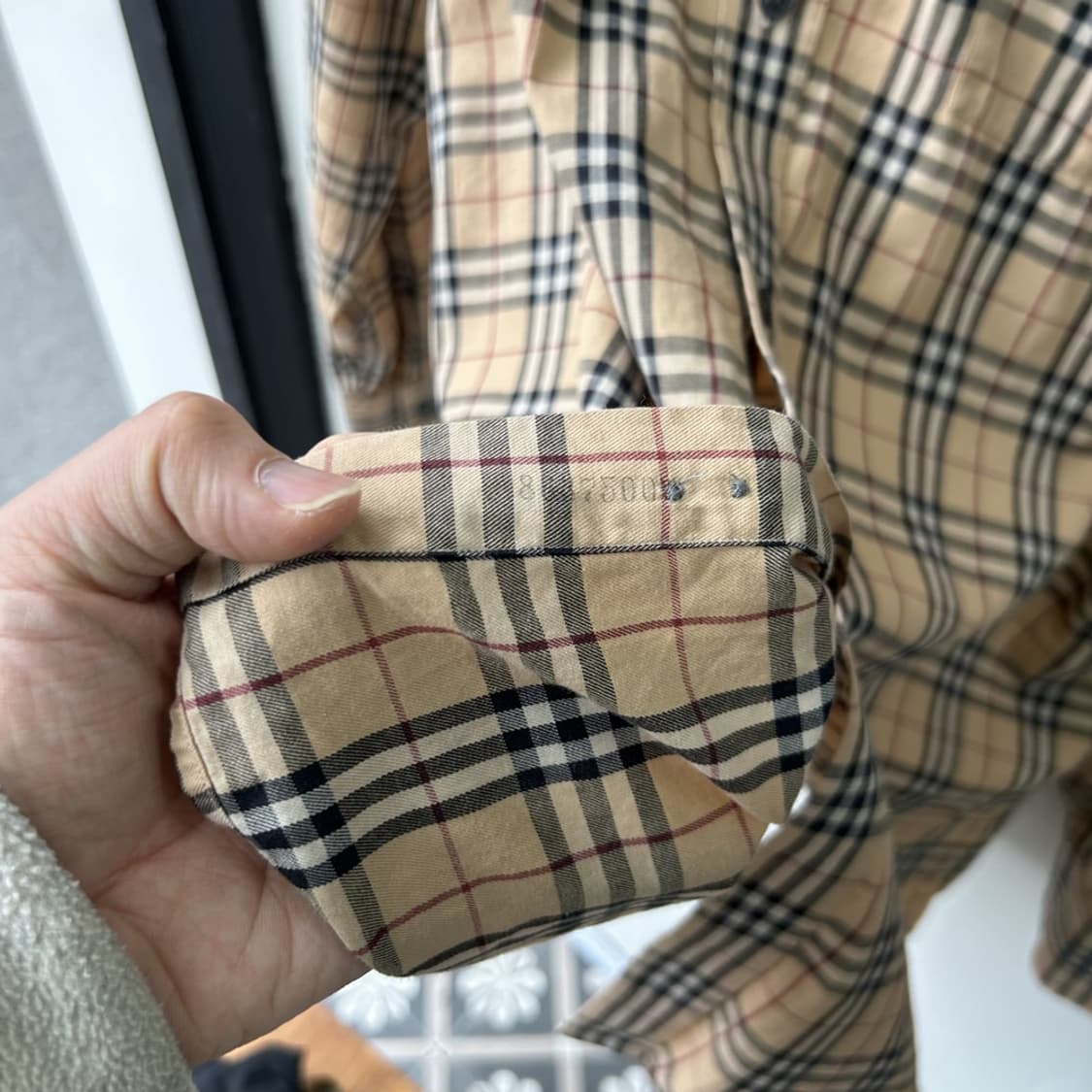 15977 - 버버리 노바 체크 셔츠 상품이미지4