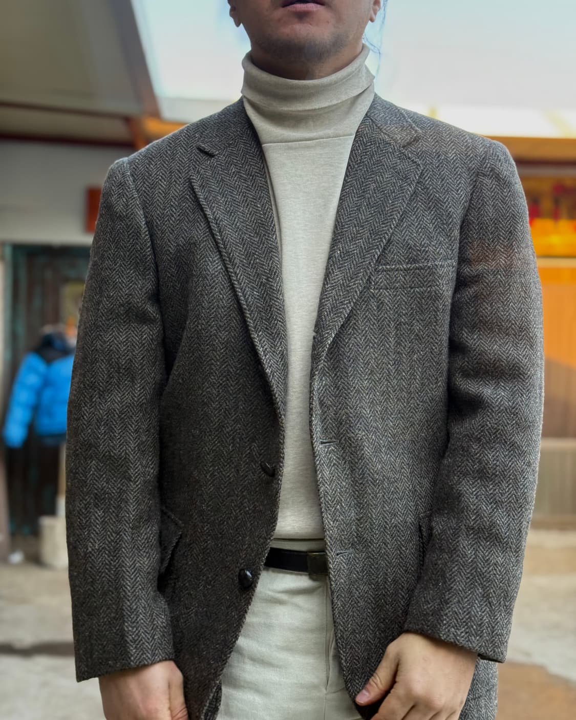 00's Cable Car Clothiers 헤링본트위드 자켓 100 상품이미지8