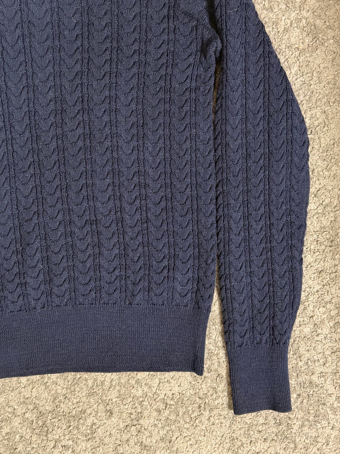 B:ming by Beams 울 케이블 니트 상품이미지3