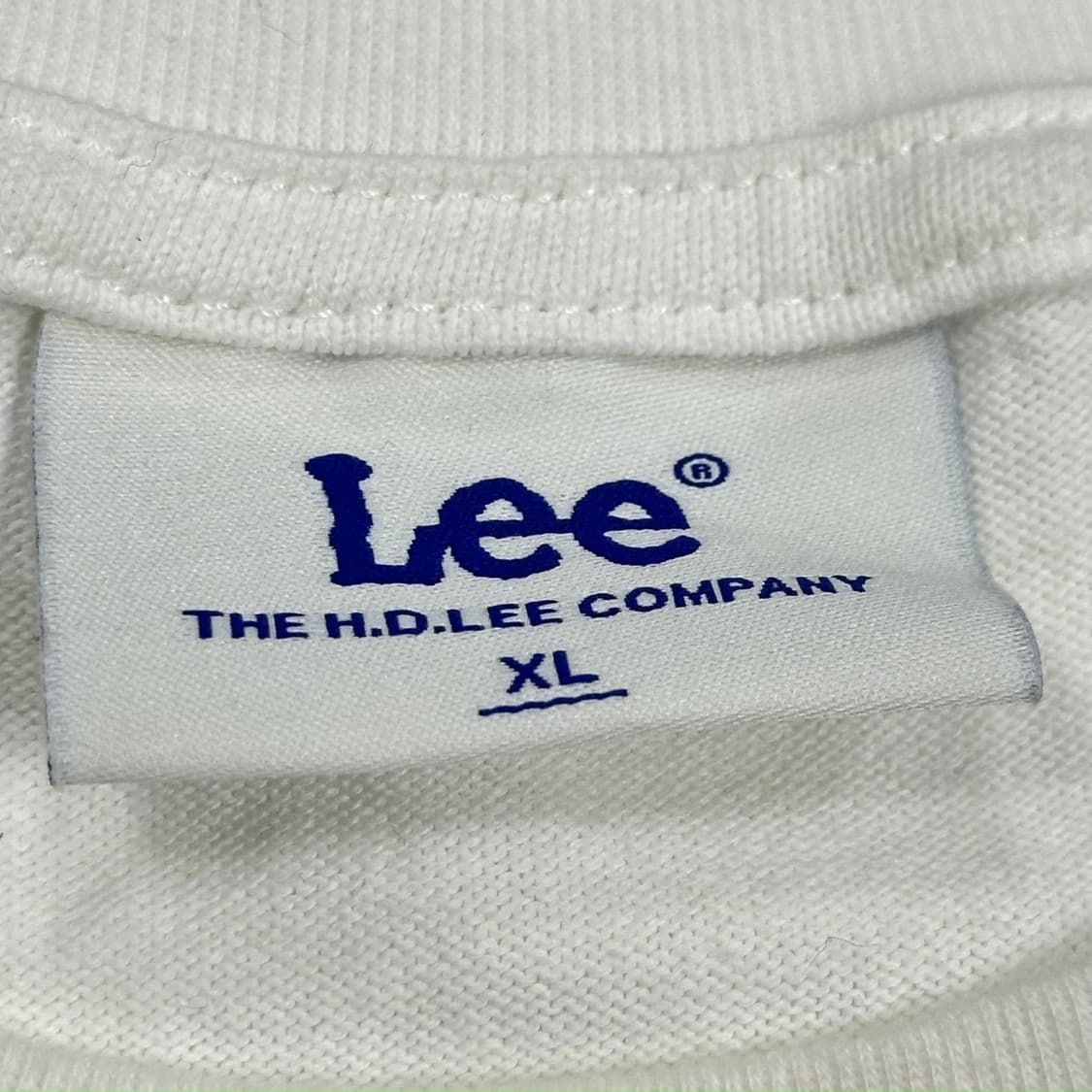 Lee (리) 이니셜 포켓 화이트 반팔 티셔츠 (실측 XXL) 상품이미지4