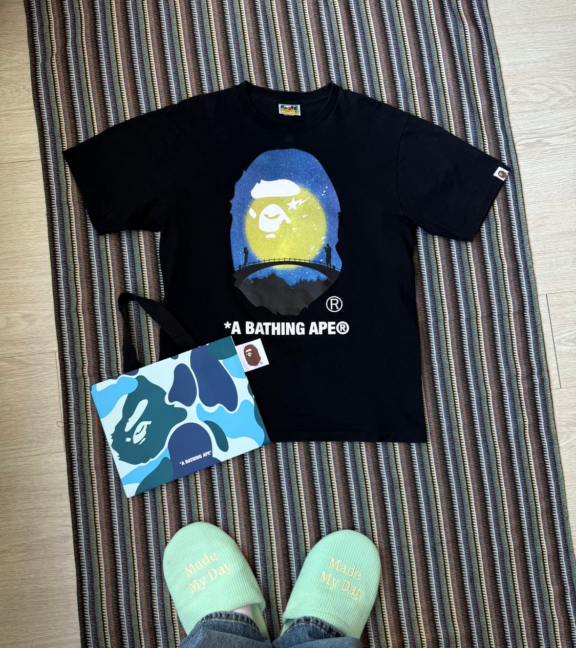 베이프 빅로고 반팔 티셔츠 상품이미지1