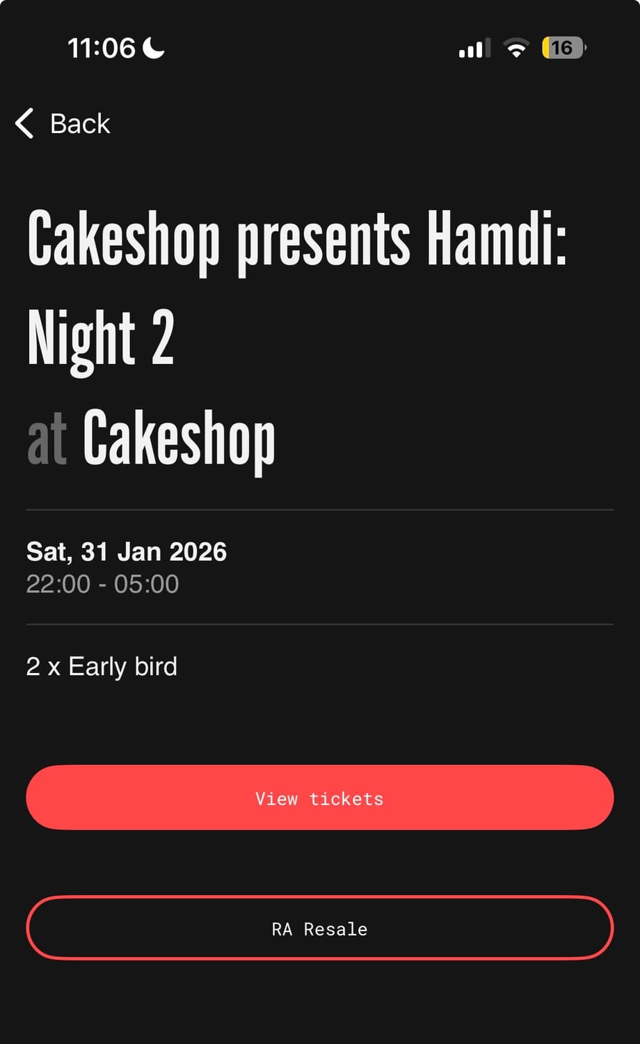 Cakeshop 이번주 토요일 12/27, 1/31 ticket 상품이미지2
