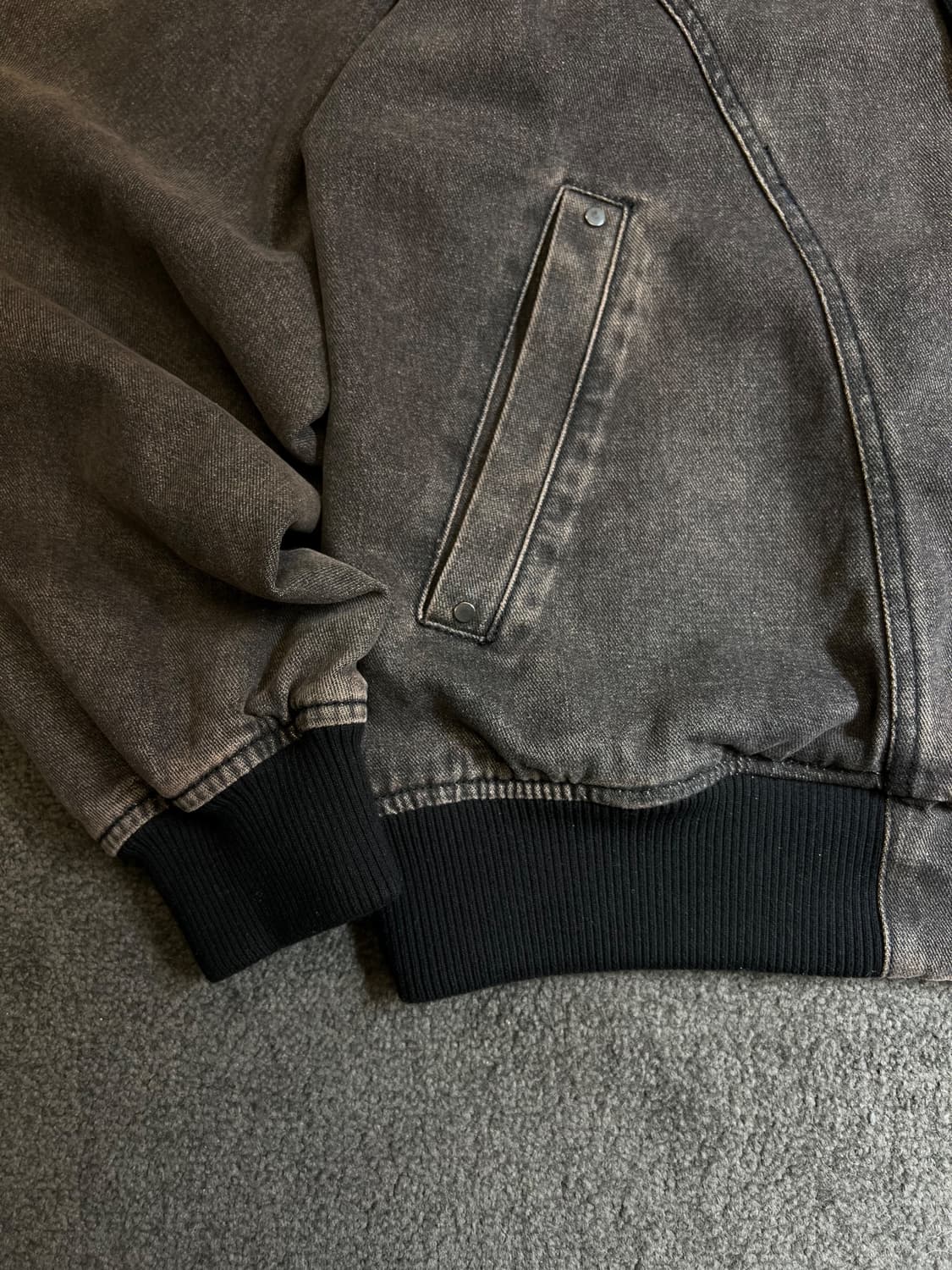 슈퍼서브 워싱 크롭 데님 자켓 [M] 상품이미지2