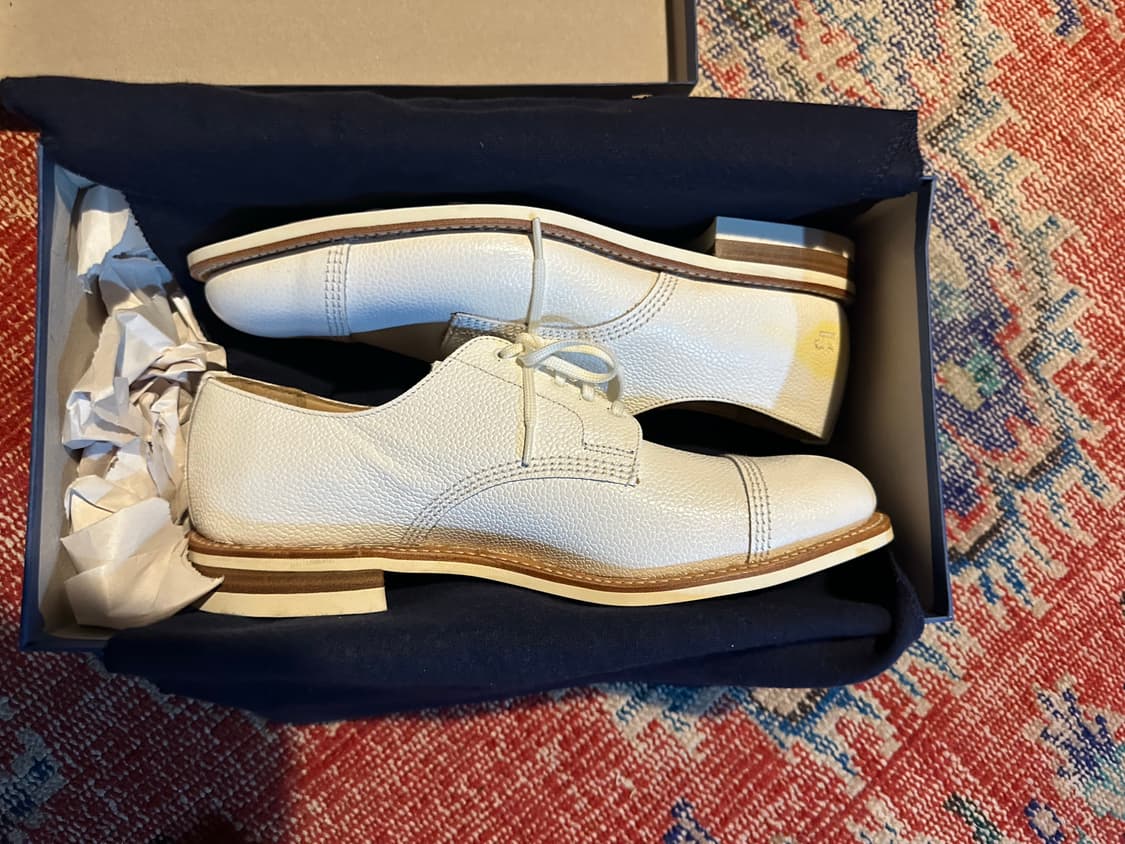 샌더스 밀리터리 더비 그레인 화이트 8 상품이미지2