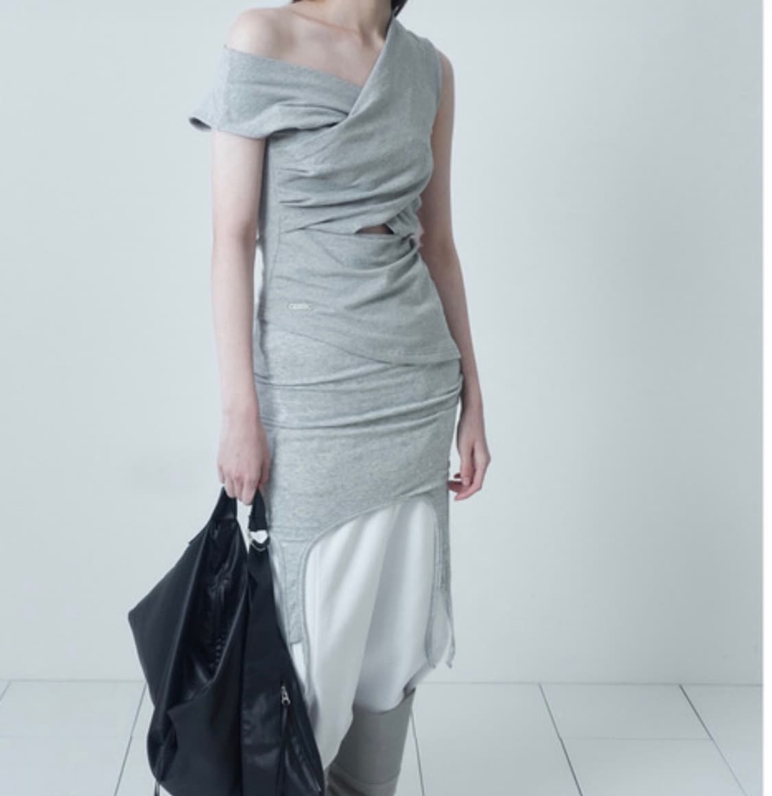 drape cross sleeveless 상품이미지5