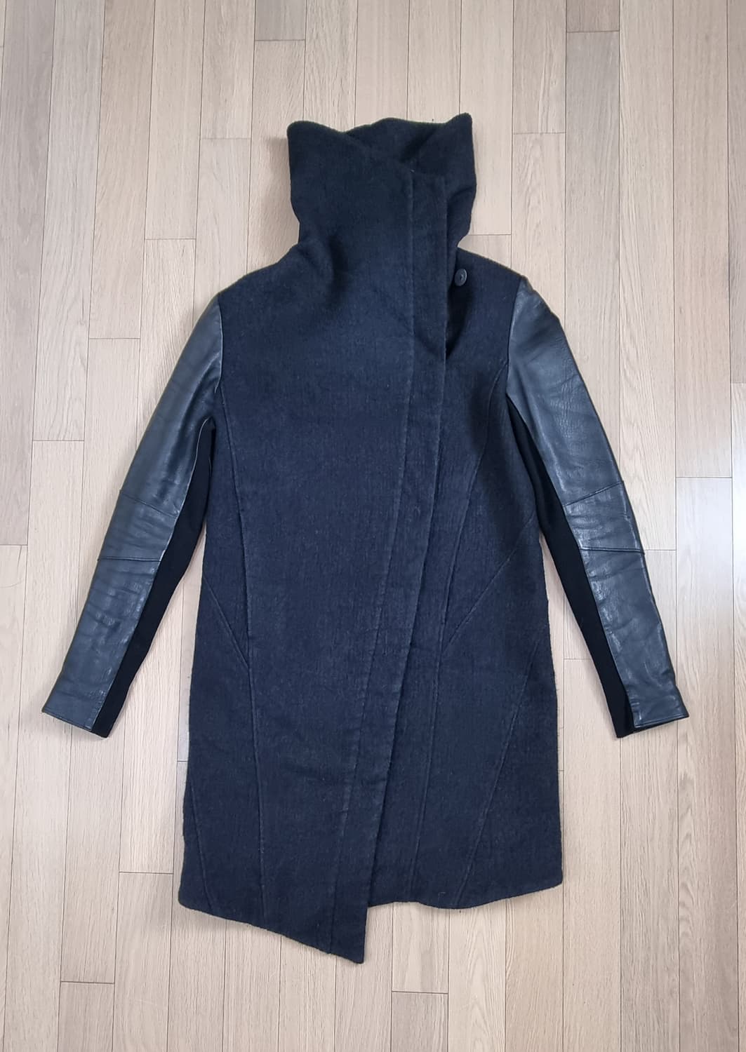 헬무트랭 양가죽,울 숄카라 코트 S _ 여성 상품이미지2