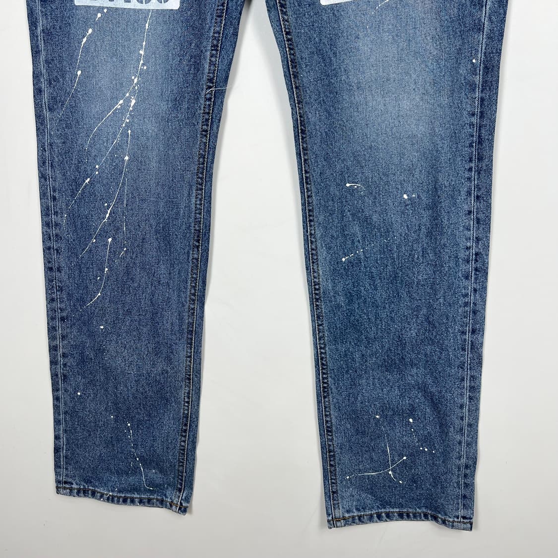 Evisu 에비수 빅로고 페인팅 데님 팬츠 상품이미지4