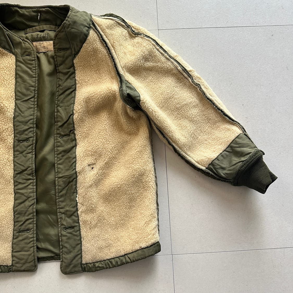 60s USAF 울 파일 라이너 자켓 스몰-레귤라 상품이미지5